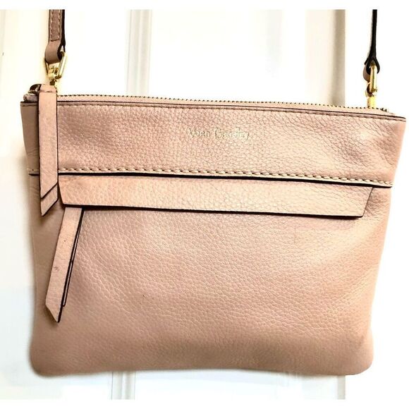 VERA BRADLEY - 🎉HP🎉 Pebbled Leather RFID Convertible Crossbody/Clutch/Pink Blush - Picture 5 of 16